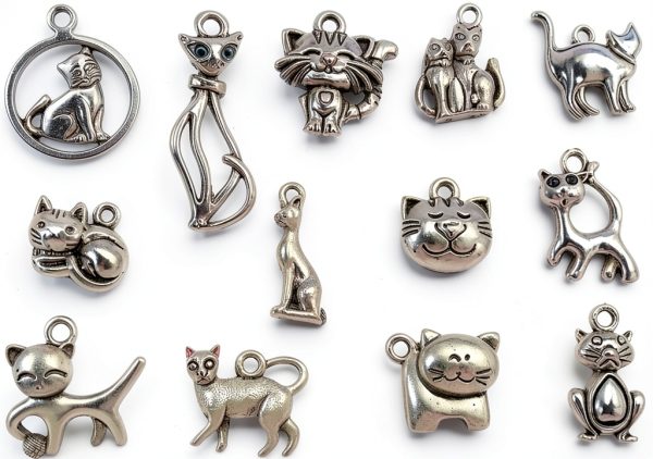 Kinteshun Cat Collar Charms Zinc Alloy-3