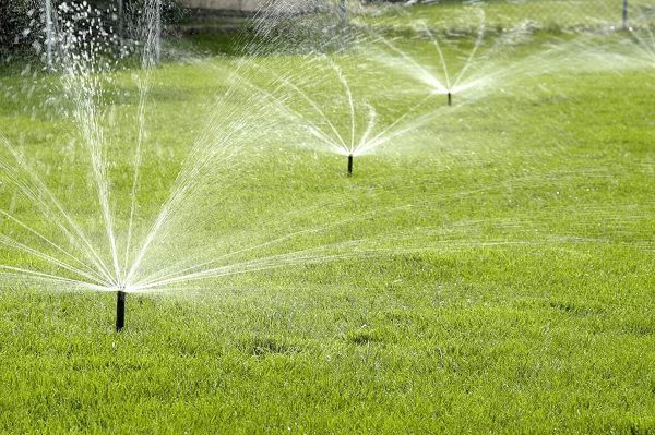 Rain Bird Adjustable Nozzle Stainless Steel Lawn Sprinkler-9