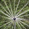 Rain Bird Adjustable Nozzle Stainless Steel Lawn Sprinkler-5