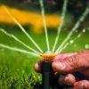 Rain Bird Adjustable Nozzle Stainless Steel Lawn Sprinkler-4
