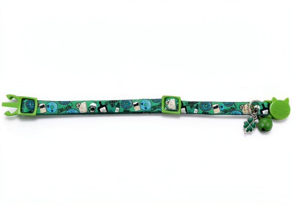Upaw Irish Cat Collar Charms Adjustable Breakaway-2