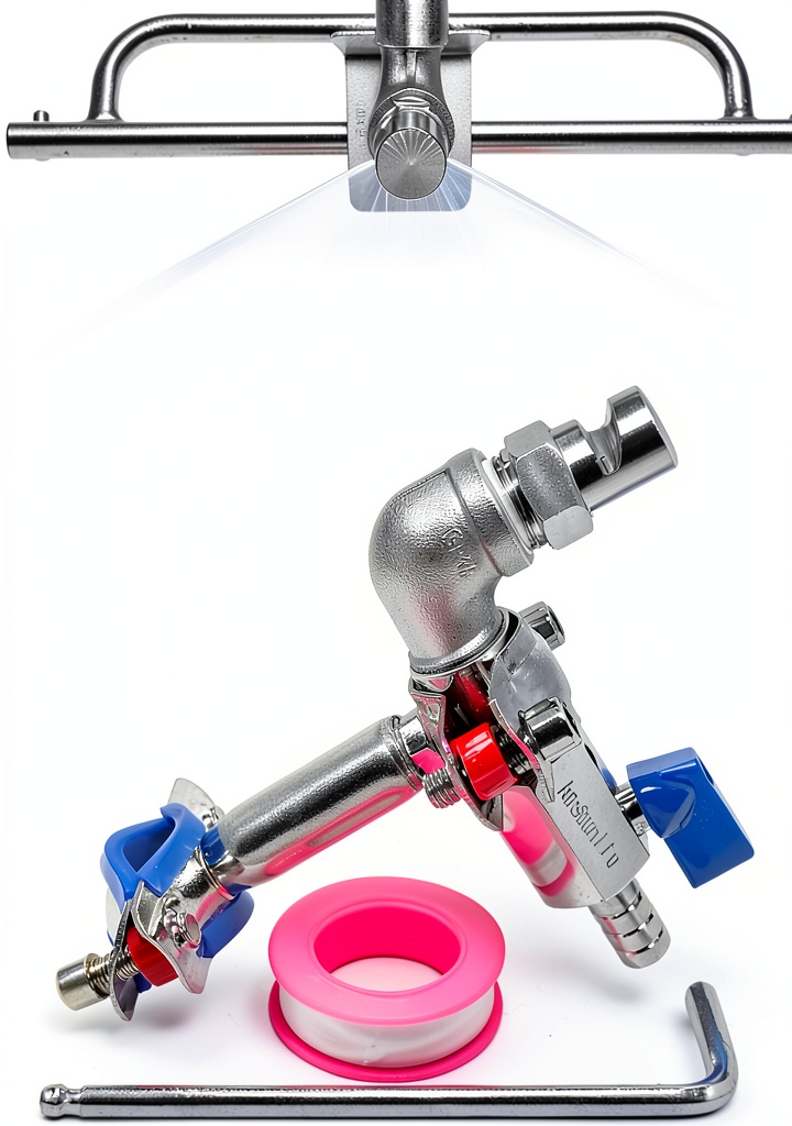 Anshunliu boomless spray nozzle mounted on an ATV sprayer in a field