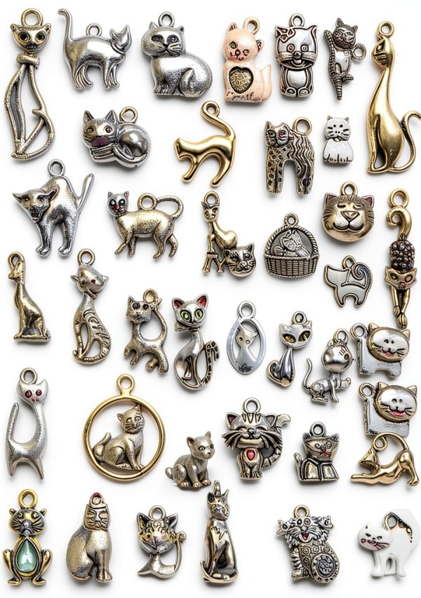 Kinteshun Cat Collar Charms Zinc Alloy-0