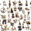 Kinteshun Cat Collar Charms Zinc Alloy-4