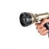 Arxive Metal Garden Hose Nozzle 7 Spray Settings Black-5