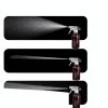 Yiranhom Spray Nozzle 3-in-1 Patterns Clear Plastic 4-Pack-3