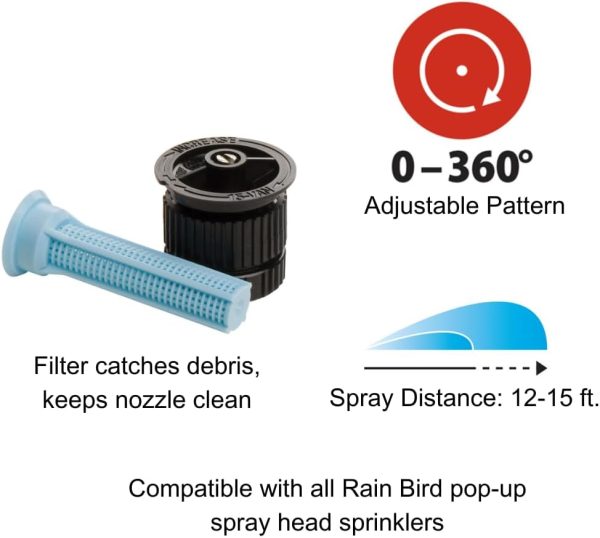 Rain Bird 5-Pack Adjustable Spray Nozzles for Lawn-1