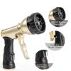 Arxive Metal Garden Hose Nozzle 7 Spray Settings Black-1