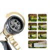 Arxive Metal Garden Hose Nozzle 7 Spray Settings Black-2