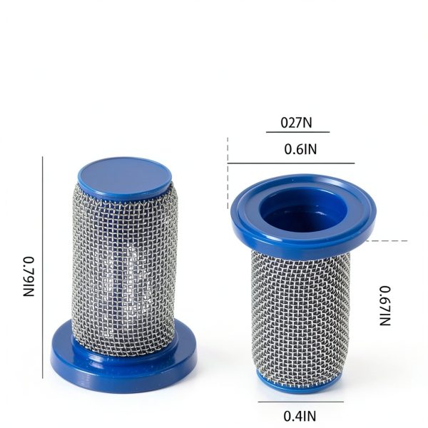 GYUTONG Sprayer Nozzle Strainers Plastic 50 Mesh 6 Pack Blue-1