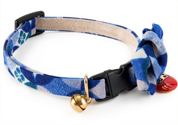 Cat Collar Charms by MOON-X USA Inc. Kimono Print Adjustable-2
