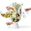 Yiranhom Spray Nozzle 3-in-1 Patterns Clear Plastic 4-Pack-4