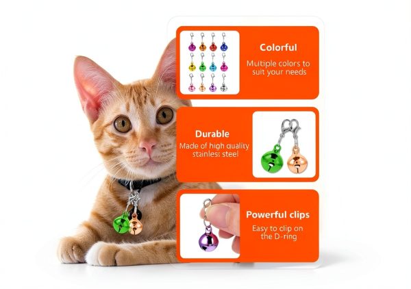 Pet Collar Bell KALIONE Metal Loud Design-3