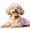 FdcLixuvol Dog Collar Charms Soft Chiffon Floral-4