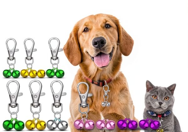 Landical Cat Dog Collar Bells Petite Metal Design-0
