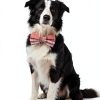Plaid Dog Bow Tie Set 10‑Piece – Soft Polyester‑Cotton, Adjustable-4