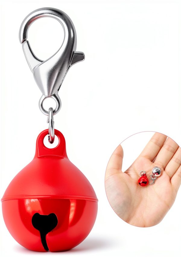 BLMHTWO Cat Collar Charms 8PCS Colored Bells with Lobster Clasps-1