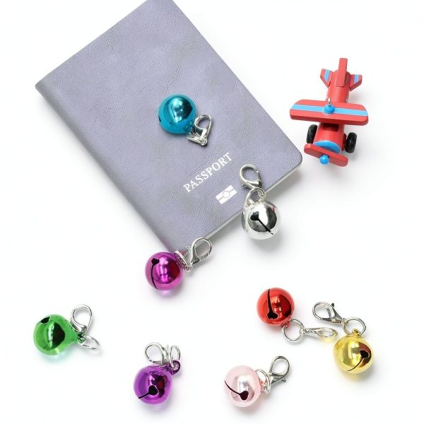 BLMHTWO Cat Collar Charms 8PCS Colored Bells with Lobster Clasps-6