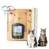 ALUMANI Cat Door Collar Pink & Mint Green 2‑Piece Sensor Switch-1