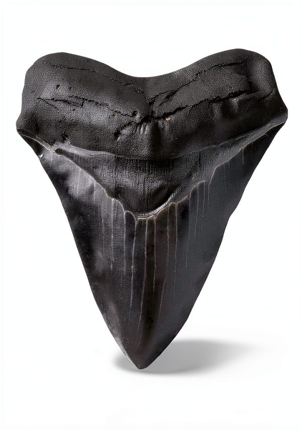 Megalodon Tooth 5 1/4'' Fossil by Total Deconstruction Impressive Size-1