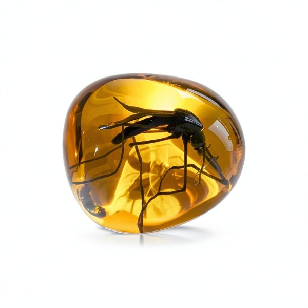 Mosquito in Amber Replica VEOJEIN Resin Fossil for Paleontology-5