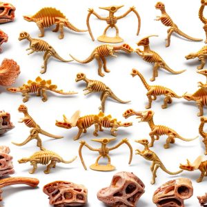 Dinosaur Fossil Skeleton Toy 35PCS PPXMEEUDC Plastic Party Favor Set-0