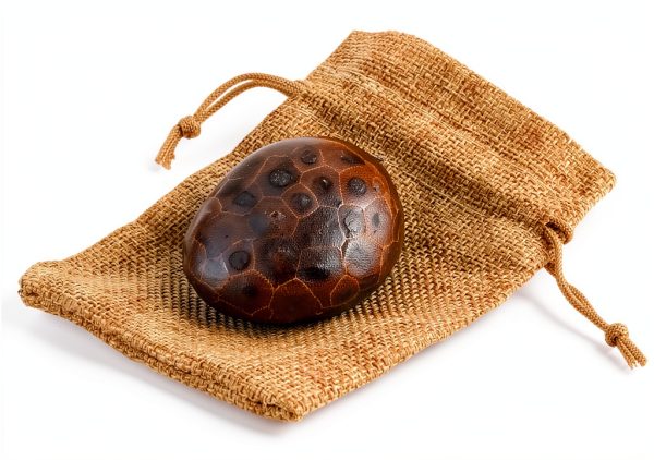 Petoskey Stone (Polished) Rock Hexagonaria | Beautiful Fossil with Nice Gift Bag-1