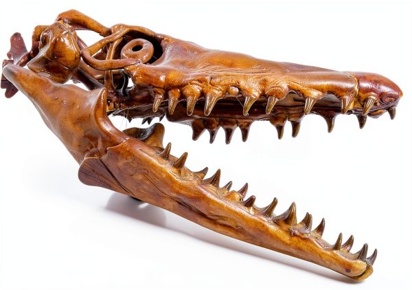 Genuine Ancient Mosasaur Huge Dinosaur Tooth Fossil from Near Khourigba,Morocco, N.Africa with Free Floating Frame Display Case, Acrylic Stand & COA Bundle-3
