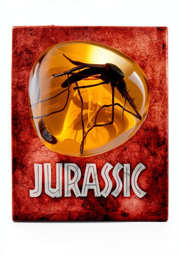 Mosquito in Amber Replica VEOJEIN Resin Fossil for Paleontology-4