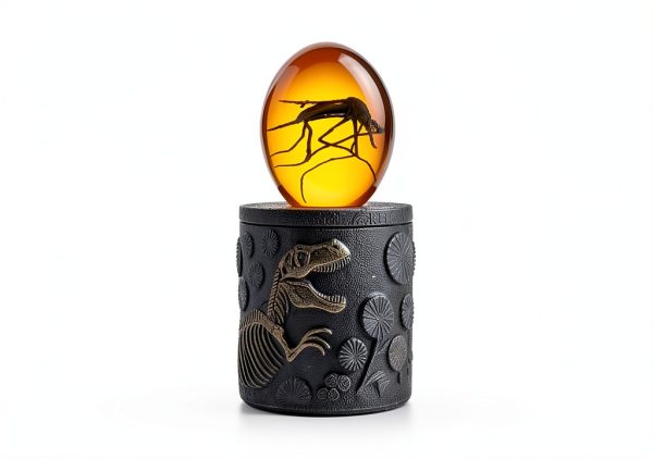 Jurassic Dinosaur Fossil Jar VEOJEIN Resin Tyrannosaurus Skeleton with-2