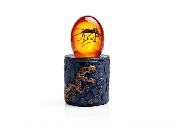 Jurassic Dinosaur Fossil Jar VEOJEIN Resin Tyrannosaurus Skeleton with-4